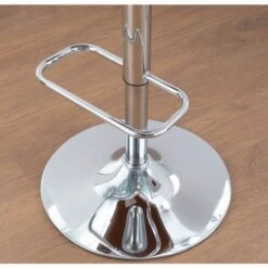 Carson Carrington Vihti Walnut Wood Adjustable Swivel Bar Stool - Grey -Elegance Barware 4ab13628 aee9 47de a6f4 b4a573f9499c