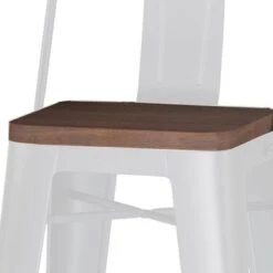 WYNDENHALL Josephine Industrial Metal / Wood Stool (Set Of 2) - Black - Bar Height - 29-32 In. -Elegance Barware 4c5faa06 9133 4228 b38d 9bf59ce63c10