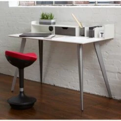 Rye Studio Adjustable Ergonomic Swivel Sit-Stand Stool - Mandarin -Elegance Barware 4d43b1b9 264e 4aab 9a69 7b9ba41390e4