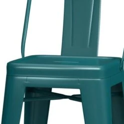 WYNDENHALL Josephine Industrial Metal Stool (Set Of 4) - Teal Blue - Counter Height - 23-28 In. -Elegance Barware 4df929f1 6a97 45e9 8a9b 4b25b45ee2c9