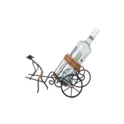 Asian Style Rickshaw Puller Wine Holder - Multi