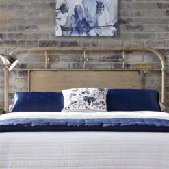 Liberty Vintage Series Distressed Queen Metal Headboard - Red -Elegance Barware 51b850e4 6690 42c4 8f40 2f561f9c8d62