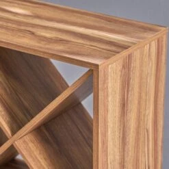 Birny Mid-Century Modern Wood Wine Shelf Cabinet By Christopher Knight Home - 40.00" L X 11.75" W X 32.00" H - Grey -Elegance Barware 5291d823 84bd 4f7e b650 10a3ed2fdcfc