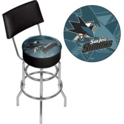 NHL Swivel Bar Stool With Back - Watermark - Philadelphia Flyers -Elegance Barware 52c1dc97 e286 4577 bb34 4885b7ba0b09