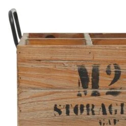 Brown Fir Rustic Wine Holder 8 X 16 X 9 - Brown -Elegance Barware 53e77fa5 41e4 4e58 98f0 23654c5e5a20