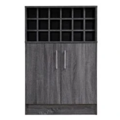 Roula Mid-Century Wood Wine And Bar Cabinet By Christopher Knight Home - Brown -Elegance Barware 558f2e30 2863 4e6e 8495 52b0cce22754