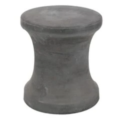 Contemporary Fiberclay Stool - 14 X 14 X 16 - Black -Elegance Barware 58c20541 5f17 47a5 8078 f8d4d8daae29