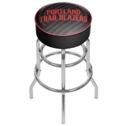 NBA Padded Swivel Bar Stool - Fade - 20" X 20" X 31" - Portland Trail Blazers -Elegance Barware 59383c0e ec10 4498 be9a f3944cea9e54