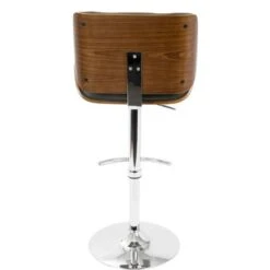 Carson Carrington Tranas Mid-Century Modern Adjustable Barstool - Brown/Cherry -Elegance Barware 5af24301 1aca 45c6 ac57 03da0e314484