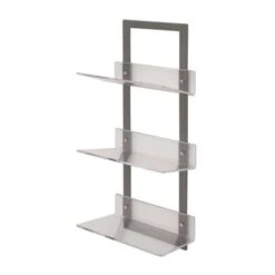 Grey Metal Modern Wall Shelf, 32" X 12" X 8" - Grey -Elegance Barware 5b626cf3 3a34 4dda 9599 892d3a9a7e3d