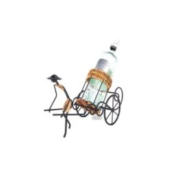 Asian Style Rickshaw Puller Wine Holder - Multi -Elegance Barware 5f8f6dc6 9b80 473b 9e2a 1dc661641719
