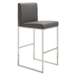 Belleville Barstool Gray - Single - Gray - Bar Height -Elegance Barware 60325dfe c0cb 48cc aa4e 4dfb664b5161