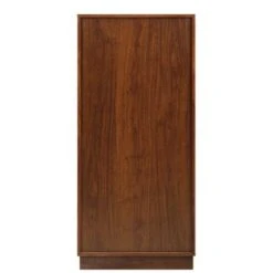 Wooden Wine Cabinet With 3 Drawers - Walnut -Elegance Barware 609ddf2e 5801 4957 9839 fe5f40595bc6