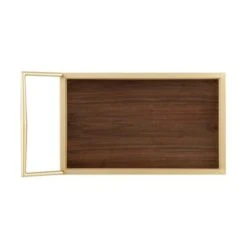 Nicole Miller Felix Bar Cart, 2 Serving Shelves, Casters - N/A - Gold/ White -Elegance Barware 60e9ad8d ec8a 49fa 9bcf 698a75cffe97