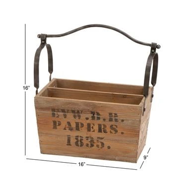 Brown Fir Rustic Wine Holder 16 X 16 X 9 - Brown 10 Brown Fir Rustic Wine Holder 16 X 16 X 9 - Brown - Image 8