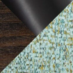 Carson Carrington Vallberga 26" Counter Stool With Walnut-Glazed Wood Base (Set Of 2) - Grey Noise Fabric/Round Black Footrest -Elegance Barware 64396a09 efc2 4ca9 a409 883a652c25dc