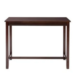 Ansley Bar Height Pub Table Brown -Elegance Barware 666d9f06 7e35 4b66 9ec8 6b63e648b15f