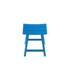 Laguna 24" All-Weather Resistant Outdoor Patio Bar Stool - Orange -Elegance Barware 670311d3 be12 4e47 980f 9bcd0d039004