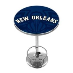 NBA Chrome Pub Table - Fade - 31"H - Detroit Pistons -Elegance Barware 67d148ed 745f 44cb bda1 5d4ee5f32890