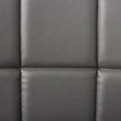 Porch & Den Galena Upholstered Chrome Adjustable Bar Stools (Set Of 2) - Black -Elegance Barware 687c8acf d2b8 422e a375 ccc67a81d569