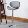 Carson Carrington Taennaes Adjustable Swivel Barstool (Set Of 3) - Grey -Elegance Barware 689f641a e233 4a12 8646 c780e4ac645f