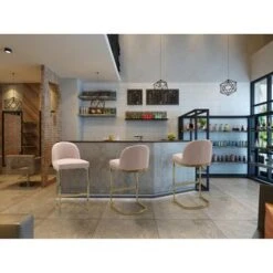 Silver Orchid Boardman PU Leather Bar Stool/Counter Stool Chair - Navy - Bar Height -Elegance Barware 69230ea4 150f 431a 8881 a370a74fc05b