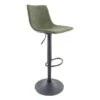 LeisureMod Tilbury Modern Adjustable Bar Stool With 360-Degree Swivel - 32.2 - Olive Green -Elegance Barware 6a6c5c81 cf77 4170 ad67 275efb1a7f8b