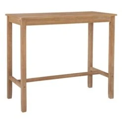 Ansley Bar Height Pub Table Distressed Brown