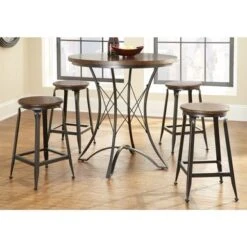 Carbon Loft Johansson Counter Height Pub Table Set - 5-Piece Set