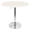 LumiSource 'Elia' 27-inch Adjustable Bar Table - Elia White -Elegance Barware 6c094c02 dbd0 40d8 b8b3 c9881b795d44