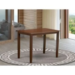 East West Furniture Yarmouth Counter Height Table With 4 Legs (Finish Option) - YAT-OAK-H -Elegance Barware 6d340de9 4eb1 4d84 a1e1 58955b5ae8fd
