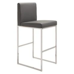 Belleville Barstool Gray - Single - Gray - Bar Height -Elegance Barware 6d63fa41 c7f9 4063 b0ba a74386335585