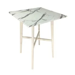 Kenilworth Modern Resin Square Bar Table By Christopher Knight Home - Walnut -Elegance Barware 6e9b3192 d5e5 4b9c a752 8c6219fe3446