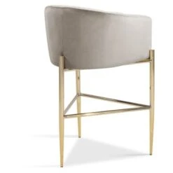 Silver Orchid Beavers Velvet Upholstered Shelter Arm Bar Stool - Navy - Counter Height -Elegance Barware 6f0d6083 9c0a 410c 9e2c 0cd1a485eeeb