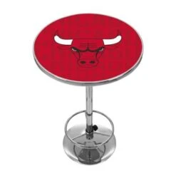 NBA Chrome Pub Table - City - Golden State Warriors -Elegance Barware 6f84512f 5204 490e 9fd8 ccb3c5540c88