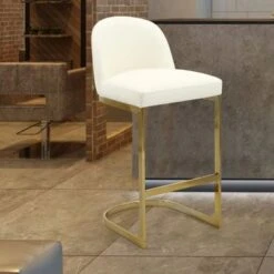 Silver Orchid Boardman PU Leather Bar Stool/Counter Stool Chair - Navy - Bar Height -Elegance Barware 7037bdde 1652 44ec 919b 07bd9369314b