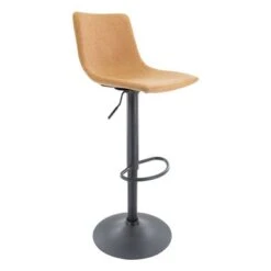 LeisureMod Tilbury Modern Adjustable Bar Stool With 360-Degree Swivel - 32.2 - Olive Green -Elegance Barware 70c0a4c4 c458 4e90 9cde 77036a82a1a1