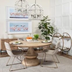 Carola Gold Iron Frame W/ Two-Tier Mirrored Shelves & Stemware Holder Bar Cart - 36.25L X 18.0W X 40.25H - Gold -Elegance Barware 7124684f 7508 4b33 94cb 1fb828509c0a