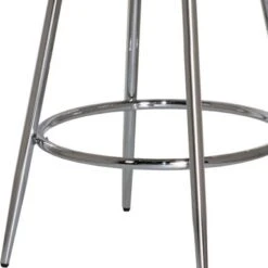 Hillsdale Bullock Basket-style Back Metal Swivel Counter Height Stool - N/A - Chrome And Teal Blue - Counter Height -Elegance Barware 73a5123e 3655 4825 8cc5 ca99186ef857