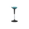 Rye Studio Fabric Seat Ergonomic Swivel Standing Stool - Teal -Elegance Barware 74aaaa41 9b87 4314 b10d dd8c4cdfbd8a