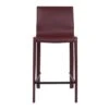 STAN Modern Leather Counter Stool - Chianti -Elegance Barware 7789d9e0 6110 4693 b304 ee08192d326b