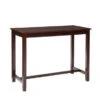 Ansley Bar Height Pub Table Brown -Elegance Barware 78127c64 ff2a 4c6e b19b 4d5429c4ef0e
