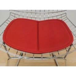 Carbon Loft Flossie Chrome Wire Counter Stool With Faux Leather Interchangeable Seat Pads - Black -Elegance Barware 79fc7e8c 62f5 4892 985e 4e186ee470a6