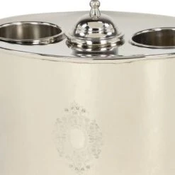 Silver Stainless Steel Traditional Wine Holder - 11 X 7 X 10 -Elegance Barware 7b5df90c 6249 4f74 b848 70443ec112e2