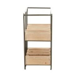 Brown MDF Industrial Wine Rack 14 X 19 X 7 - 19 X 7 X 14 - 19 X 7 X 14 - Brown -Elegance Barware 7cdebe3b d7c4 4233 8b7d 45d6da9b6d3a