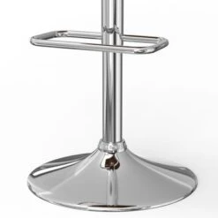 WYNDENHALL Calinda Mid Century Modern Adjustable Swivel Bar Stool - White -Elegance Barware 7e950231 597f 49f4 ba60 b805d430bd2f