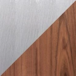 Silver Orchid La Plante Contemporary Round Bar Table - N/A - Walnut Wood -Elegance Barware 7f0a5de0 3871 4b16 b5fe a82374ed055b