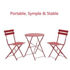 23.6ft Long Bistro Set Table And Chair 3 Piece - 23.6*28 - Mint Green -Elegance Barware 82ed2c4f 21dd 47e9 b4b4 707da7fa40ef