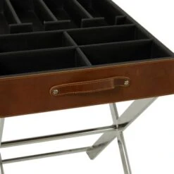 Stainless Steel Modern Wine Holder - 24 X 16 X 26 - Black -Elegance Barware 83c3f097 56d9 44f5 8577 12a360a9f655