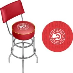 NBA Swivel Bar Stool With Back - City - 20" X 20" X 41.75" - Memphis Grizzlies -Elegance Barware 83f7c7d4 f323 4960 bbe1 33b8c7150066